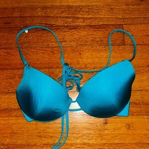 TOPSHOP Vibrant Blue Bikini Top